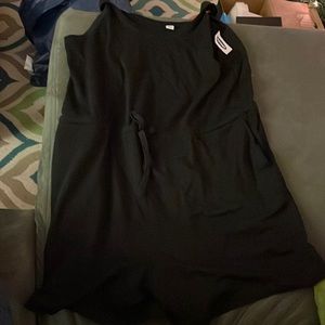 Old Navy black maternity romper. Size XL.